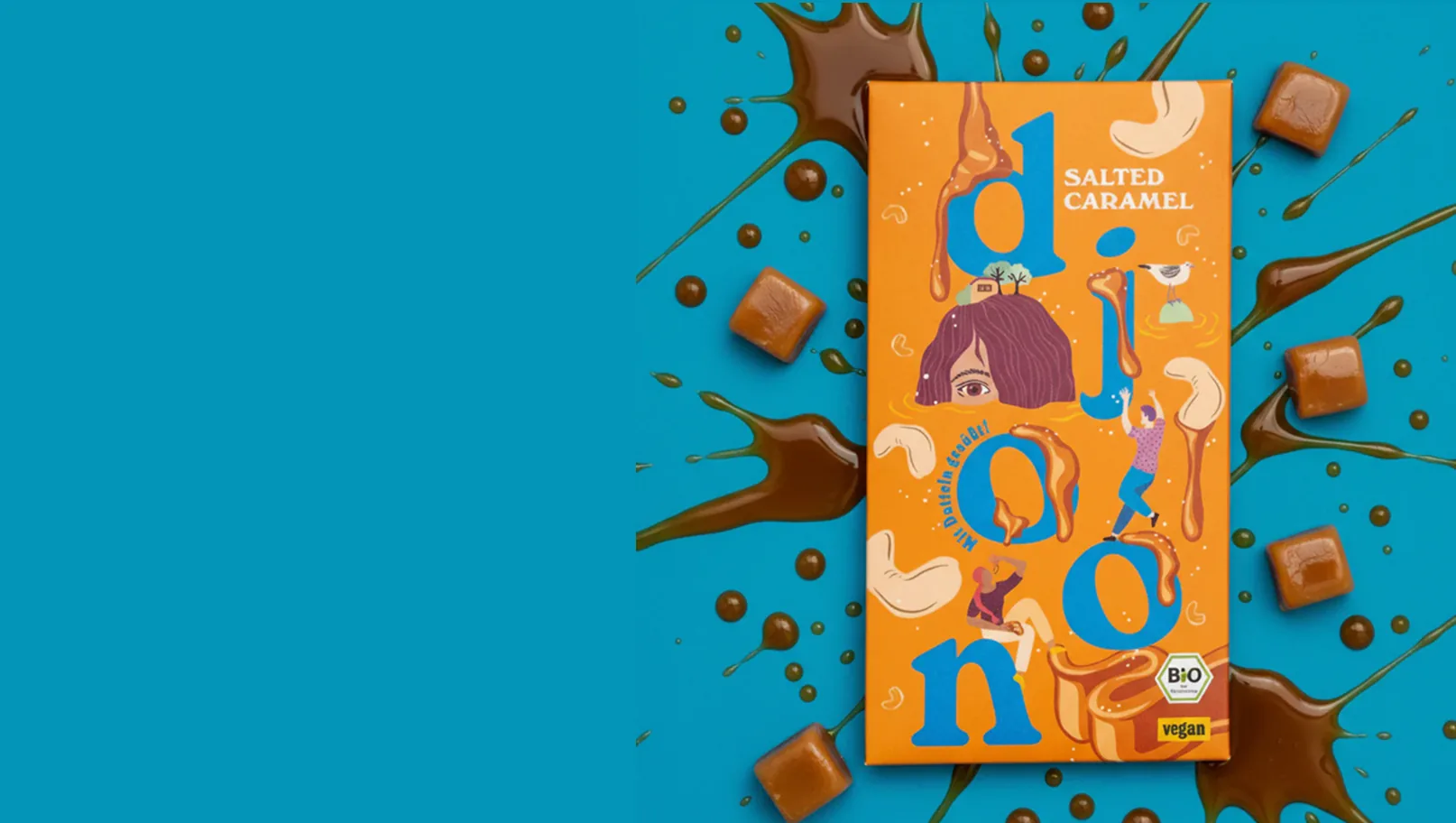 Schokoladentafel Salted Caramel von djoon